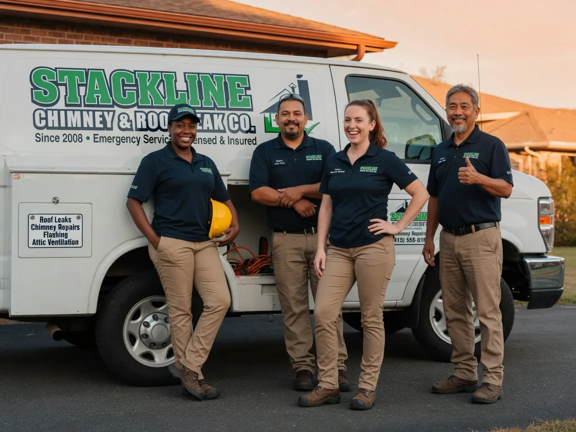Chimney flashing repair company in Foster City, MI